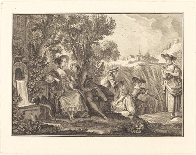 Summer by Joseph de Longueil after Charles Eisen
