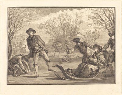 Winter by Joseph de Longueil after Charles Eisen