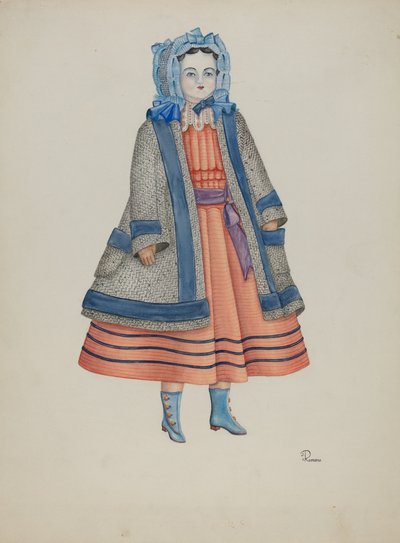 Doll - "Rose Bates" by Josephine C. Romano