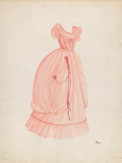 Dress, c. 1940 by Josephine C. Romano