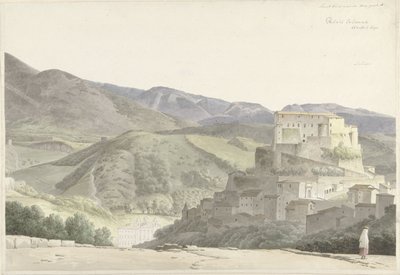 Italian Landscape near Subiaco by Josephus Augustus Knip