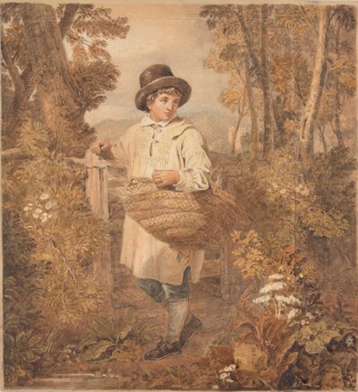 Young Woodcutter by Joshua Cristall