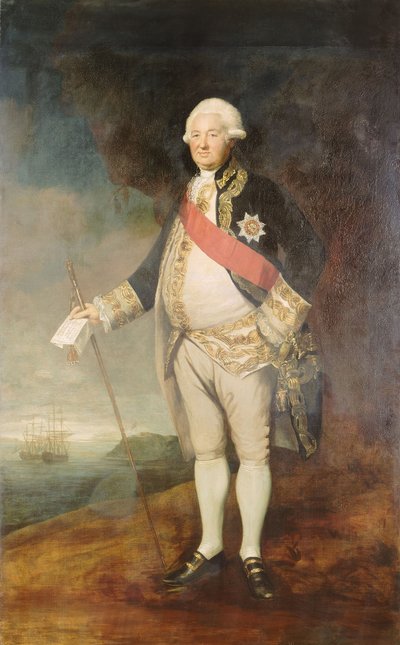 Admiral Sir Edward Hughes (circa 1720-1794) by Joshua Reynolds