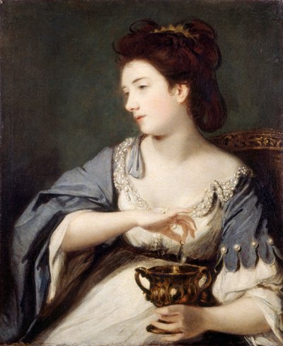 Kitty Fisher as Cleopatra by Joshua Reynolds