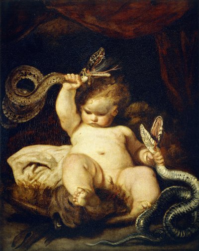 The Infant Hercules by Joshua Reynolds