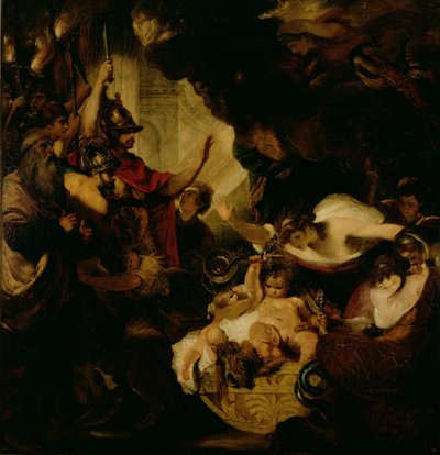 The Infant Hercules Strangling the Serpents by Joshua Reynolds