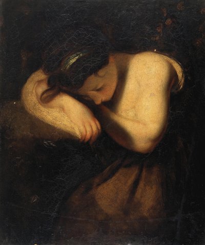 Young Girl Sleeping by Joshua Reynolds