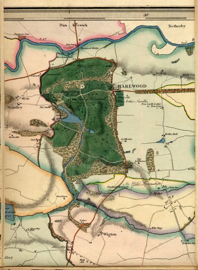A4, Harewood, Alwoodley Hall, Wigton & Wike by Joshua Thorp