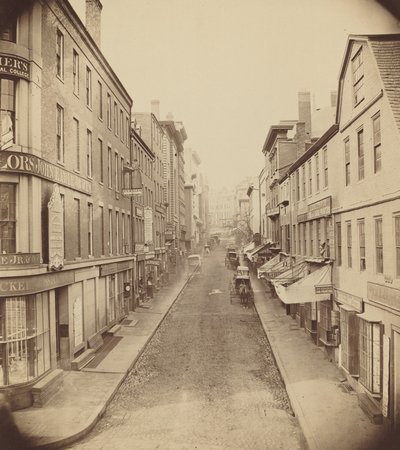 School Street, Boston by Josiah Johnson Hawes