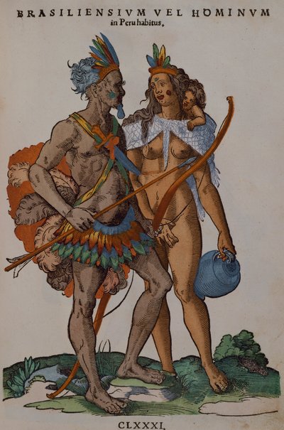 Customs of the Inhabitants of Brazil by Jost Amman