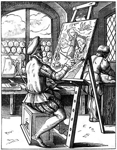 Painter, 16th century by Jost Amman