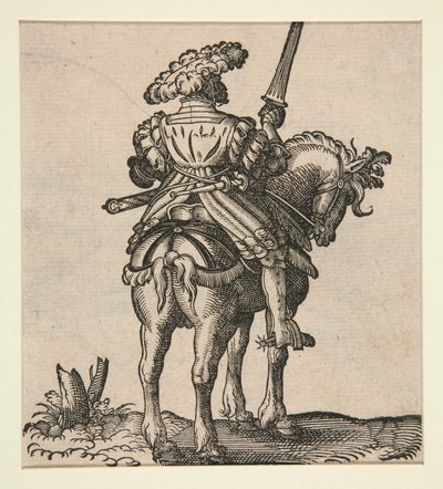 Soldier on Horseback by Jost Amman