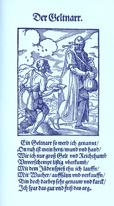 The avaricious fool by Jost Amman