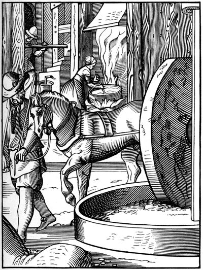 The Manufacture of Oil by Jost Amman