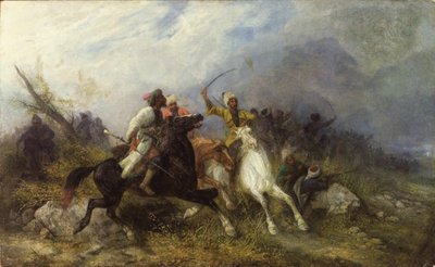 Caucasian Battle by Jozef Brandt