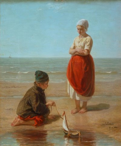 Fishermen’s Children / Children of the Sea by Jozef Israëls
