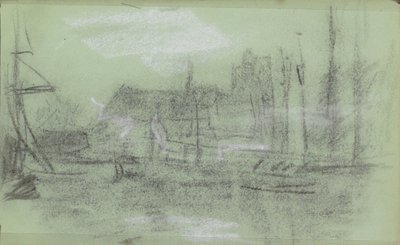 Quay by Jozef Israëls