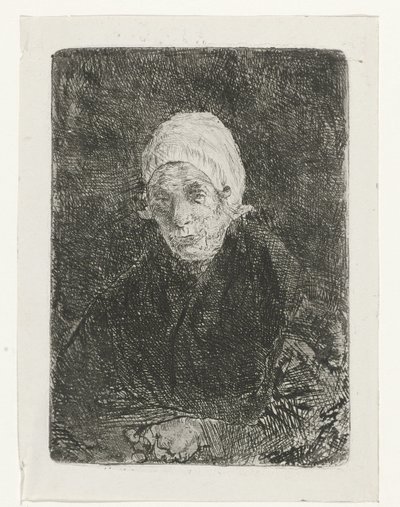 Old Woman from Katwijk by Jozef Israëls