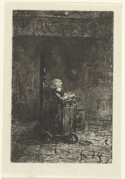 Child in the High Chair by Jozef Israëls
