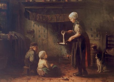 The Feast of Jeanne / The Pancake by Jozef Israëls