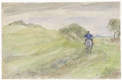 Rider on a Country Road by Jozef Israëls