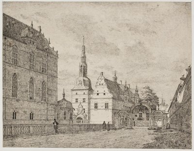 The Carousel Yard at Frederiksborg by Jørgen Roed