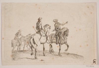 Three Uniformed Riders by Jørgen V. Sonne