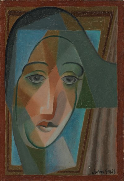 Head of a Harlequin by Juan Gris