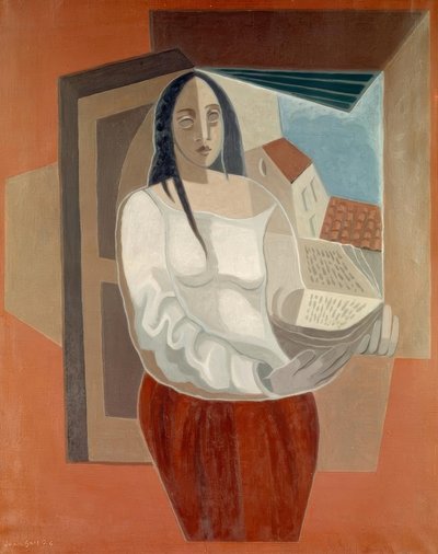The Woman with the Book by Juan Gris