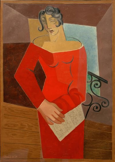 The Singer by Juan Gris