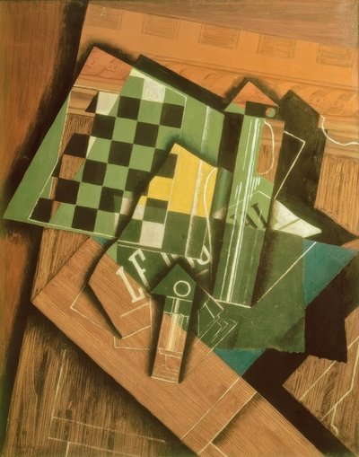 The Checkerboard by Juan Gris