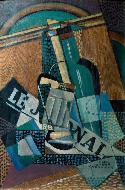 The Newspaper by Juan Gris