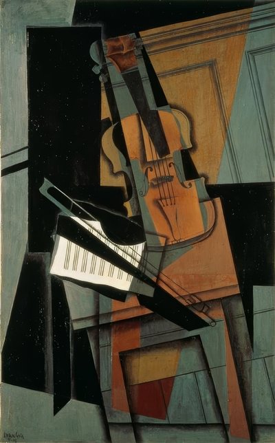 The Violin by Juan Gris