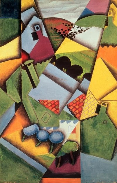 Houses in Céret by Juan Gris