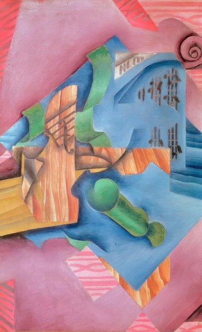 Violin and Glass (Still Life) by Juan Gris
