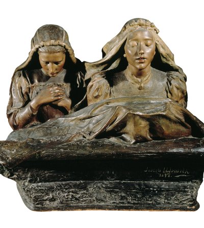 The First Communion by Juan Llimona y Bruguera