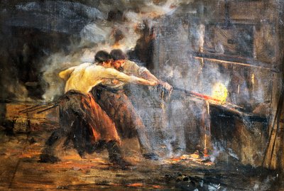 Blacksmiths by Juan Luna y Novicio
