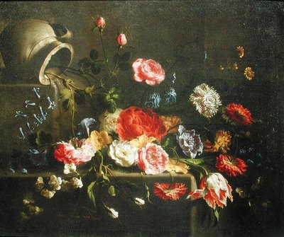Flowers Fallen from a Pitcher by Juan de Arellano