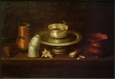 Still Life with Cocoa Cup by Juan de Zurbaran
