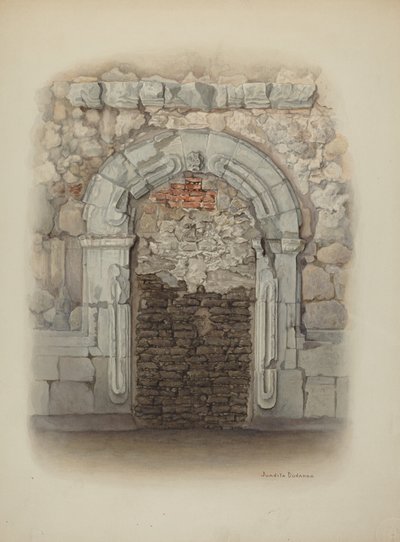 Doorway, Stone by Juanita Donahoo