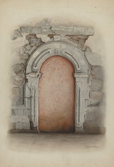Doorway, Stone by Juanita Donahoo