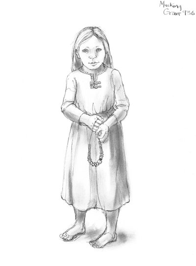 Anglo-Saxon Girl by Judith Dobie