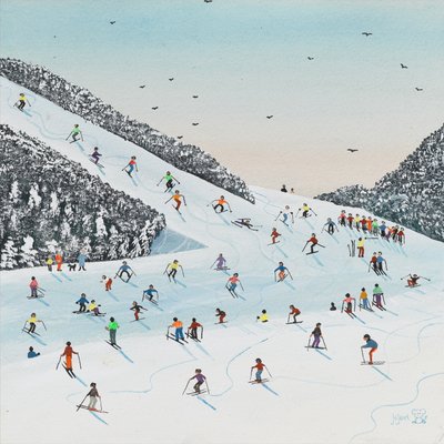 Downhill Run by Judy Joel