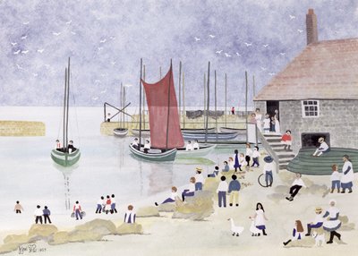 Old Mousehole, 1993 by Judy Joel