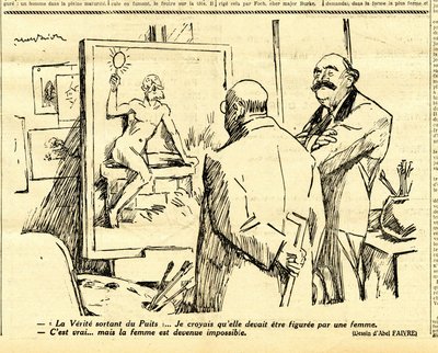 Candide, Satirical in B & W by Jules Abel Faivre