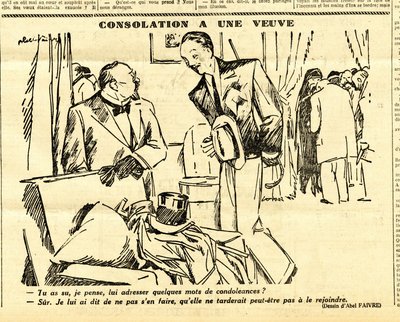 Candide, Satirical in B&W by Jules Abel Faivre