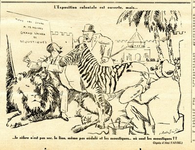 Candide, Satirical in B & W by Jules Abel Faivre