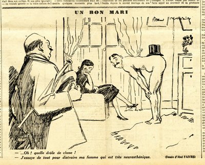 Candide, Satirical in B & W by Jules Abel Faivre