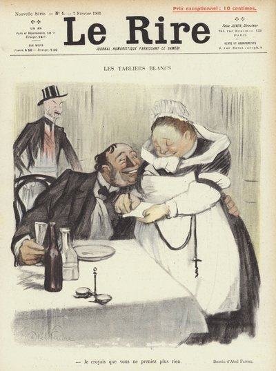 Illustration for Le Rire by Jules Abel Faivre