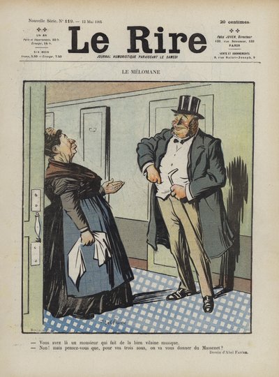 Illustration for Le Rire by Jules Abel Faivre